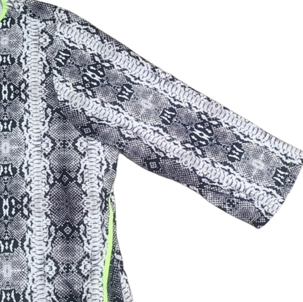 Ruby Rd. Snake Print Top - Picture 6 of 7